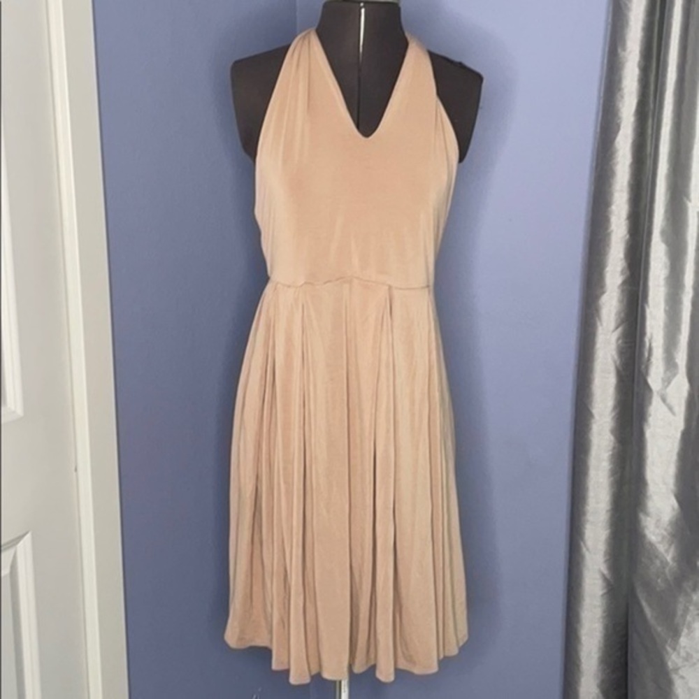 American Twist dress Small cozy dress oatmeal colored